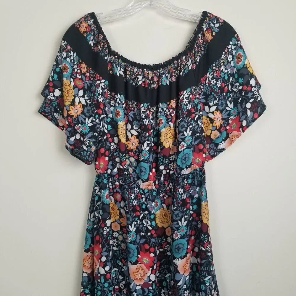 LOFT Floral Dress XS - Picture 2 of 6